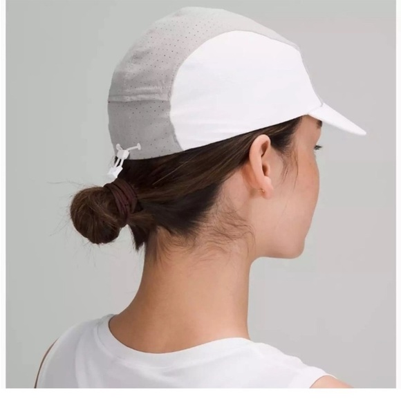 LULULEMON Perforated Run and Train Hat White NEW main image 4